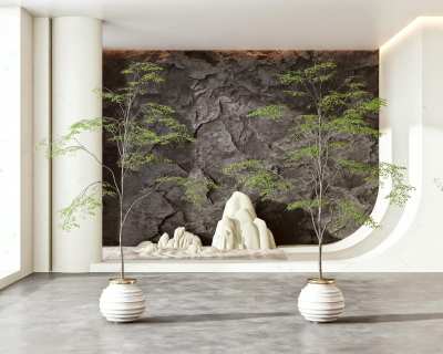 盆栽盆景3D模型下载